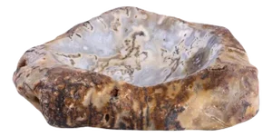 Crystal Agate Gemstone Geode Decorative Dish Bowl