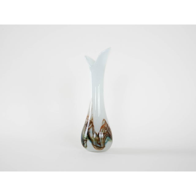 1970s Vintage Danish Glass Vase, 1970s For Sale - Image 5 of 9