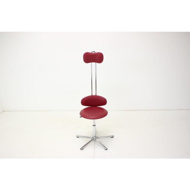 Vintage Adjustable Swivel Chair, 1980s For Sale - Image 4 of 15