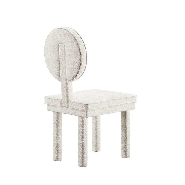 Not Yet Made - Made To Order Giggi Chair in White Bouclé by Hommés Studio For Sale - Image 5 of 9