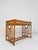 Mid-Century Modern Italian Bamboo, Cane and Rattan Console Desk, 1970s For Sale - Image 16 of 18