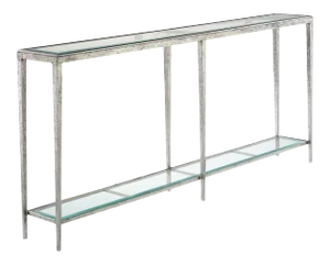 Maitland-Smith Jinx Large Nickel Console
