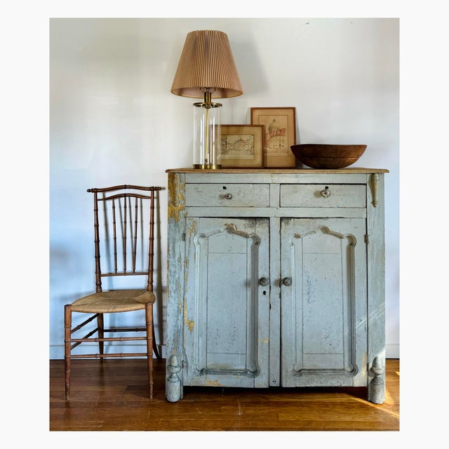 Early 19th Century Primitive Painted Gustavian Buffet For Sale - Image 12 of 12