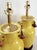 Restored Vintage Chinese Crackled Yellow Porcelain Table Lamps - A Pair For Sale In Miami - Image 6 of 14