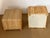 Early 21st Century Contemporary Organic Handwoven Jute Cube Poufs, Ottomans/Footstools - A Pair For Sale - Image 5 of 7