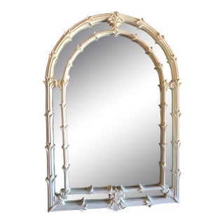 Vintage Palm Beach Regency Fleur De Lis Mirror For Sale