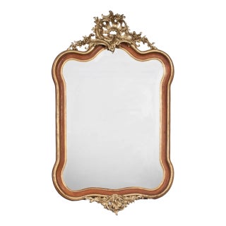 Italian Rococo Style Mirror For Sale