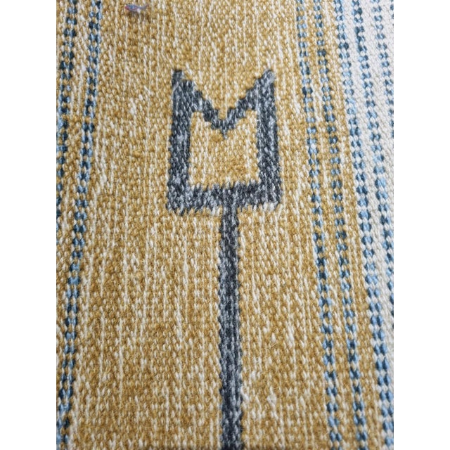 Handwoven Woollen Tapestry from Éva Németh, Hungary, 1970s For Sale - Image 6 of 14