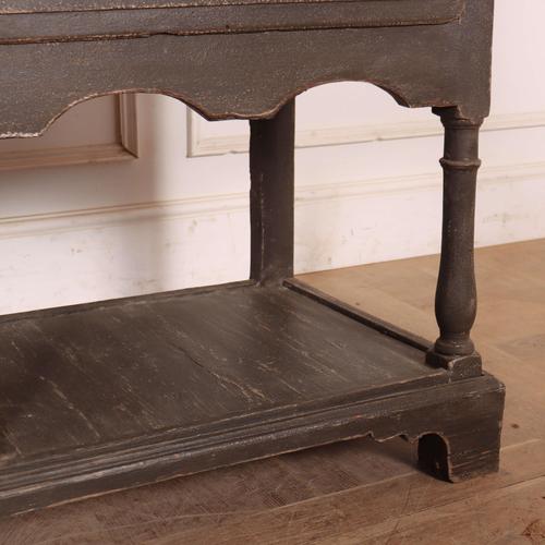 English Painted Potboard Dresser Base For Sale - Image 6 of 9