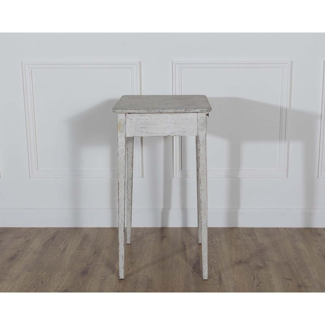 Swedish Painted Console Table with Drawer, circa 1880 For Sale In Atlanta - Image 6 of 11