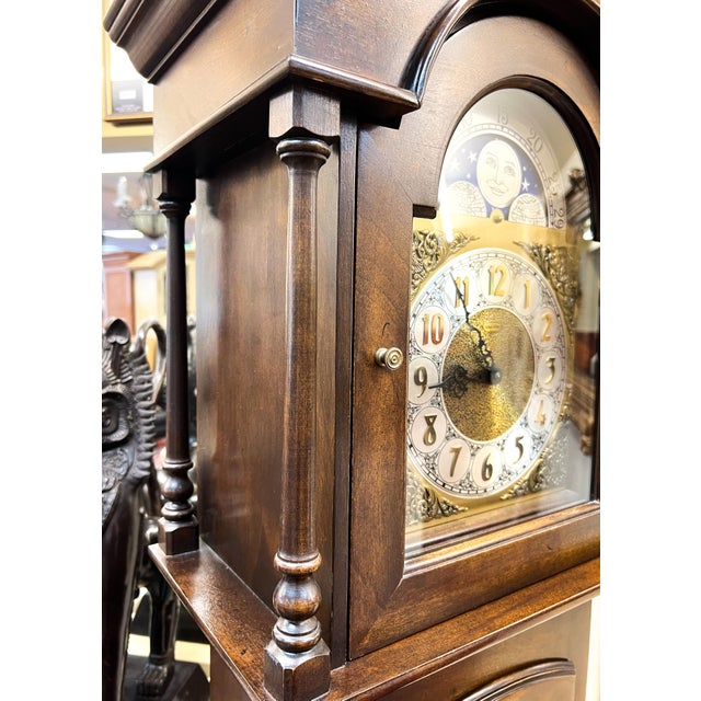 Vintage Grandfather Clock Made for Ethan Allen Chairish
