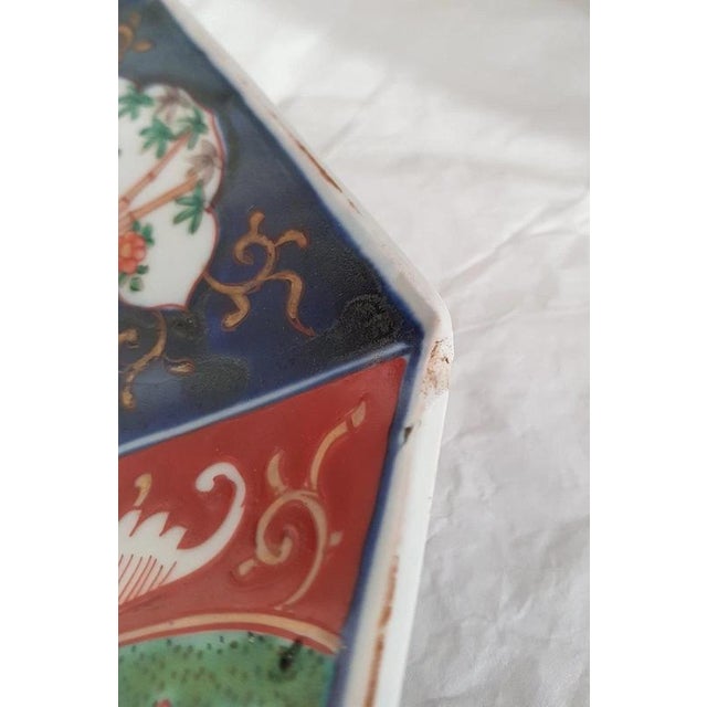 Japanese Imari Porcelain Chargers, Set of 2 For Sale - Image 13 of 14