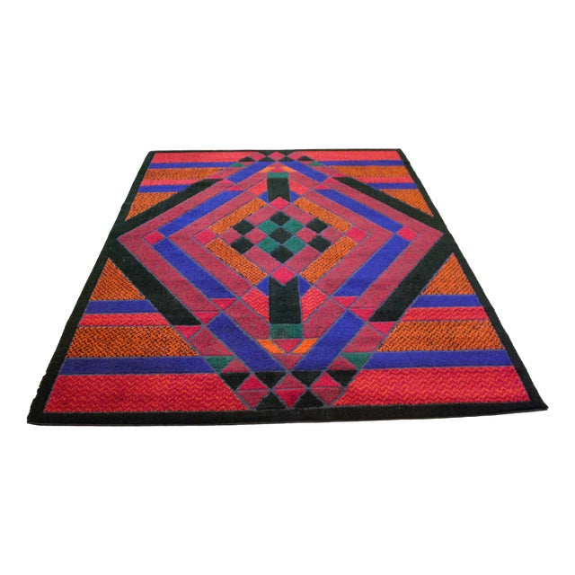 Vintage Swedish Rug, 1970s For Sale