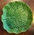 Antique Portuguese Majolica Pottery Green Cabbage or Lettuce Leaf Serving Dish For Sale - Image 9 of 15