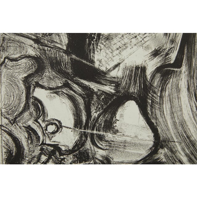 Mid 20th Century Mid Century Block Print #48 Revised Edition Unknown Artist 1958 on Watercolor Paper For Sale - Image 5 of 8