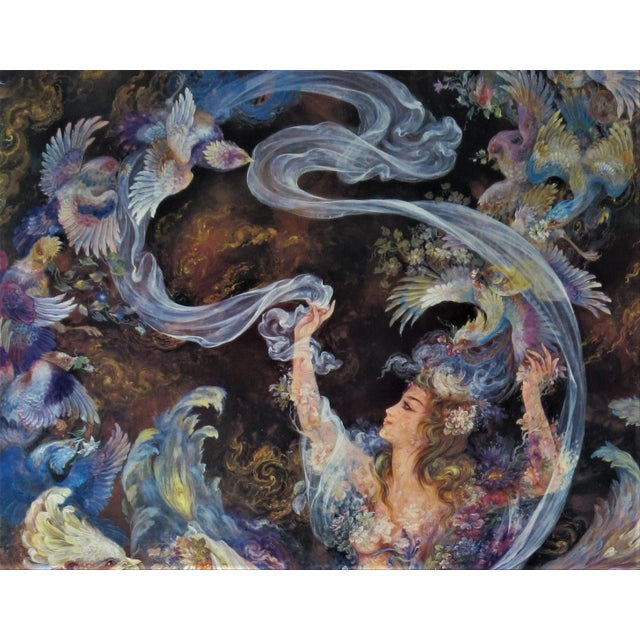 Late 20th Century Mahmoud Farshchian, Unknown, Circa 1990 For Sale - Image 5 of 9