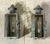 Funky Vintage Pair of Solid Patinated Brass and Copper Wall Lanterns For Sale - Image 4 of 16