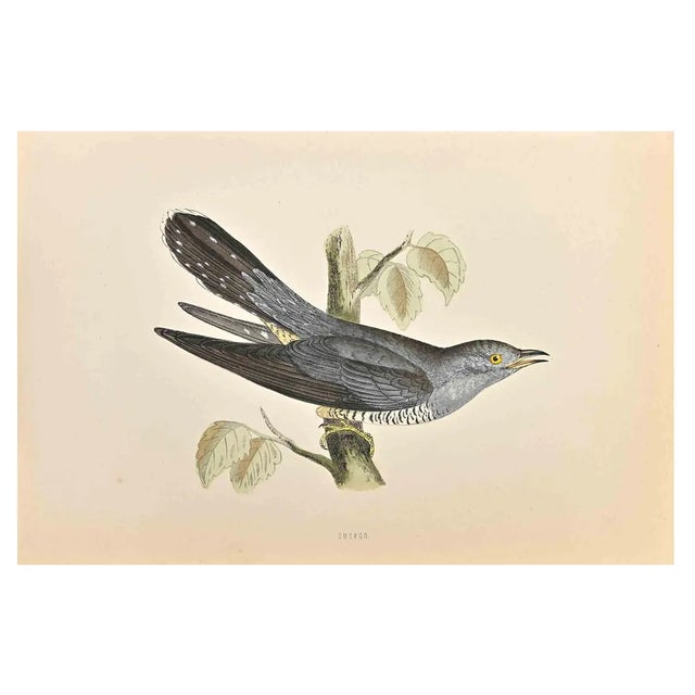 Alexander Francis Lydon, Cuckoo, Woodcut Print, 1870 For Sale
