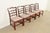 Baker Furniture Style Georgian Carved Mahogany Dining Chairs, Set of Five For Sale - Image 12 of 12