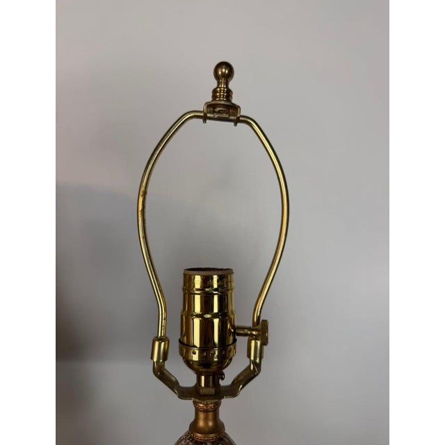Vintage Italian Mirrored Obelisk Table Lamps, Giltwood, 1940s-50s - a Pair For Sale - Image 9 of 18