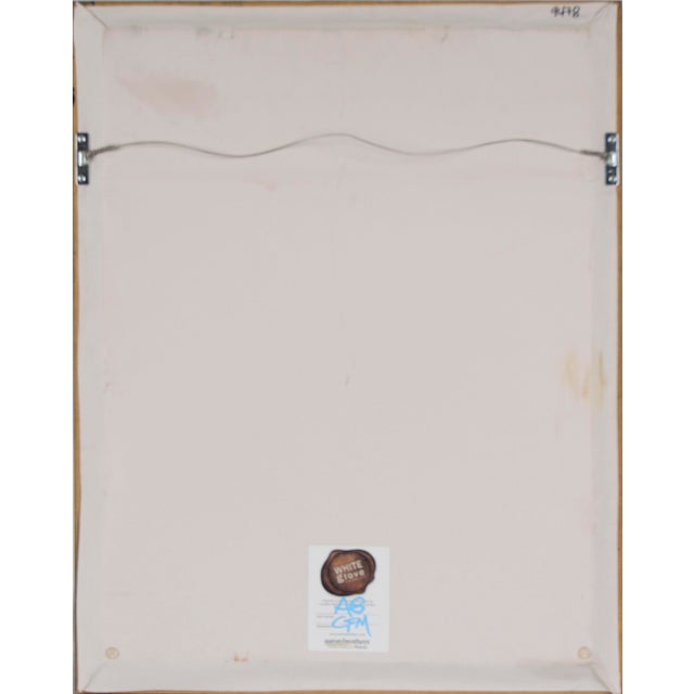 Metallic Skies - Textured Abstract on Canvas by Judith W Winslow For Sale In Monterey, CA - Image 6 of 6