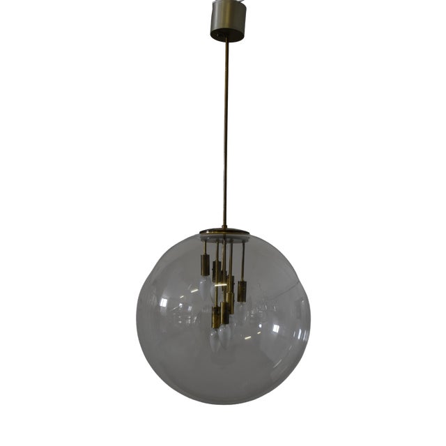 Large Mid-Century Dutch Big Ball Lamp, 1970s For Sale