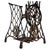Vintage English Cast Iron Sewing Machine Base Table, 1900s For Sale - Image 3 of 12