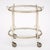 Art Deco Period Silver Bar Cart For Sale In Austin - Image 6 of 9