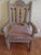 Rustic Late 20th Century Ernest Thompson Santa Fe Style - Southwest Carved Wood Armchair With Sunburst Back For Sale - Image 3 of 13