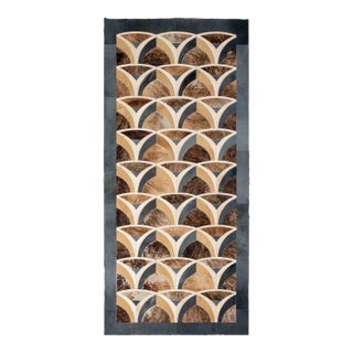 Kyle Bunting "Eclipse" Hide Rug, 12' 5" X 5' 9" For Sale