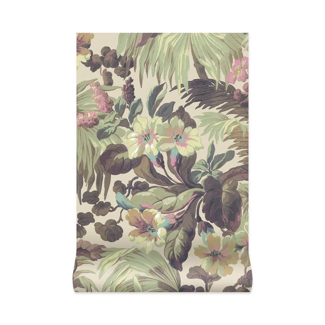 House of Hackney House of Hackney Limerence Wallpaper - Papyrus, Sample For Sale - Image 4 of 4