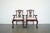 Brown Vintage Maitland Smith Chippendale Armchairs (Set of 4) For Sale - Image 8 of 16