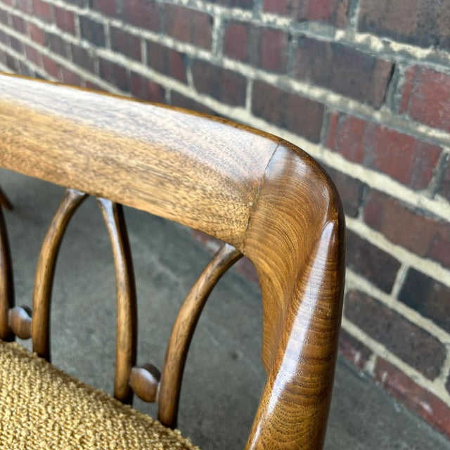 Mustard Pair of Tomlinson Sophisticate Arm Chairs for Erwin Lambeth For Sale - Image 8 of 13