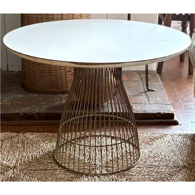 Mid 20th Century Mid Century Warren Platner Style Side Table For Sale - Image 5 of 11
