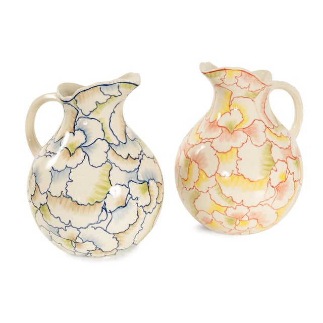 Ceramic Analee Juice Pitcher Dusty Blue For Sale - Image 7 of 7