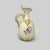 Light Yellow Antique Hand Painted Porcelain Ewer Pitcher Vase Floral Rose Gilt Accent 9.5” For Sale - Image 8 of 8