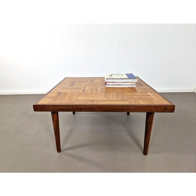 Mid-Century Modern Mid-Century Parquet Coffee Table, 1960s For Sale - Image 3 of 11