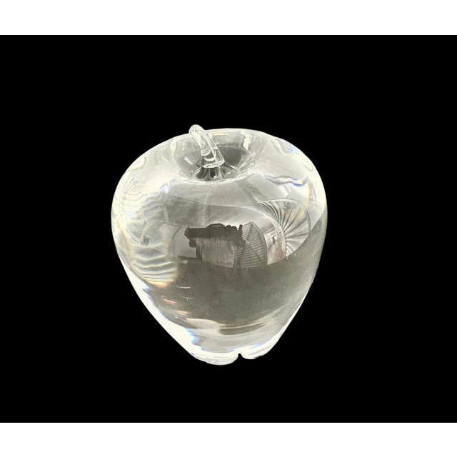 スチューベン　STEUBEN apple Late 20th Century Steuben Glass Apple | Chairish