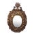 19th Century Italian Oval Gilt Bronze Mirror With Putti's or Cupids For Sale