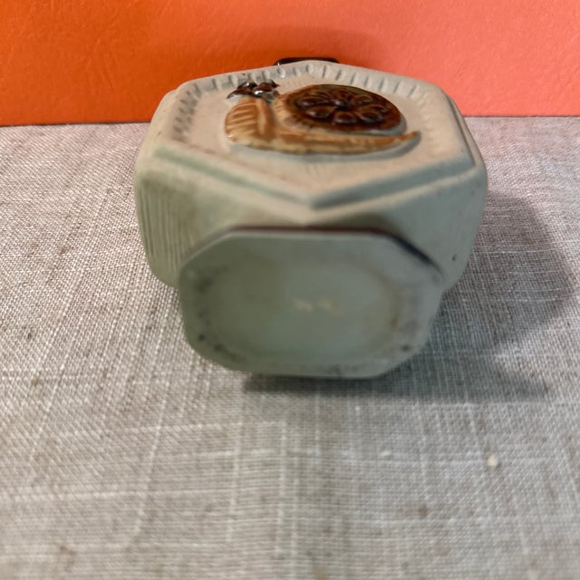 Vintage Snail Motif Ceramic Bud Vase For Sale - Image 9 of 10