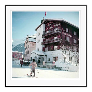 Toni Frissell 'Young Klosters Skier' Archival Pigment Print Framed in Black For Sale