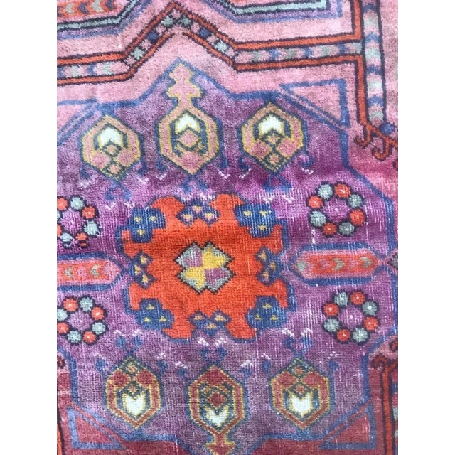 1980s Vintage Turkmen Rug For Sale - Image 5 of 15