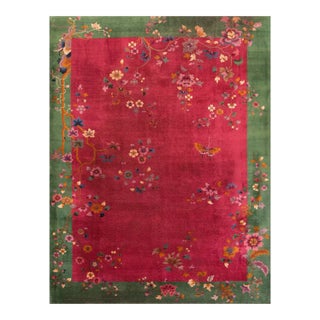 1920s Chinese Art Deco Carpet ( 9' X 11'8" - 275 X 355 CM ) For Sale