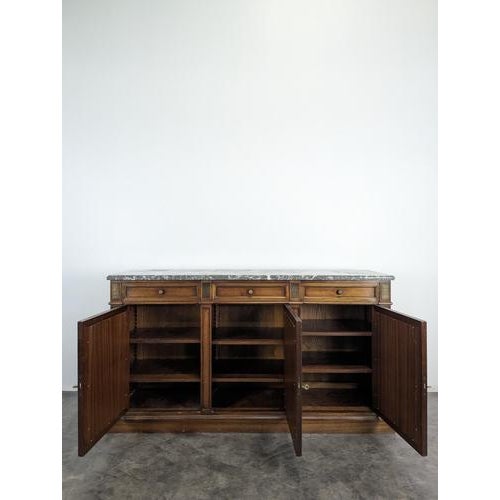 Mahogany Wire-Mesh Directoire Sideboard For Sale - Image 3 of 10