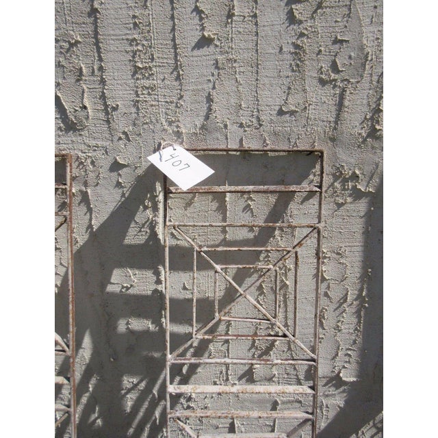 Mid-Century Modern Antique Victorian Iron Gate Architectural Salvage Door For Sale - Image 3 of 6