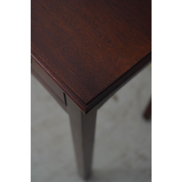 Stickley Colonial Williamsburg Wa-1014 Mahogany Gloucester Side Table For Sale - Image 9 of 18