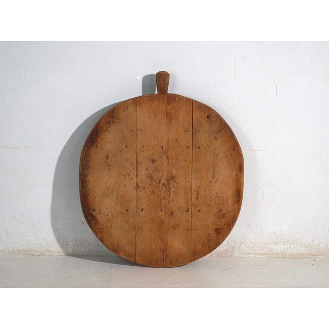 Brown Antique Cutting Board in Wood, Central Europe, 1920s For Sale - Image 8 of 10