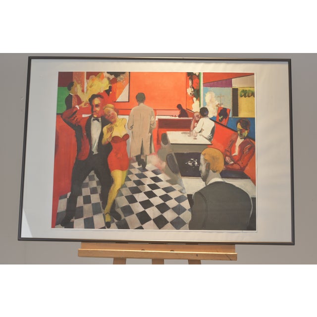 Reinhardt Stangl, Bar Scene (Paris Bar), Printed Around 2000 For Sale - Image 6 of 6