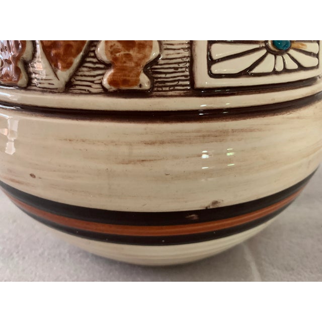 Vintage 1970s Treasure Craft Southwestern Bowl For Sale - Image 9 of 13