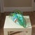 Viz Art Glass Green Fan Sculptural Blown Glass Vessel For Sale - Image 9 of 10
